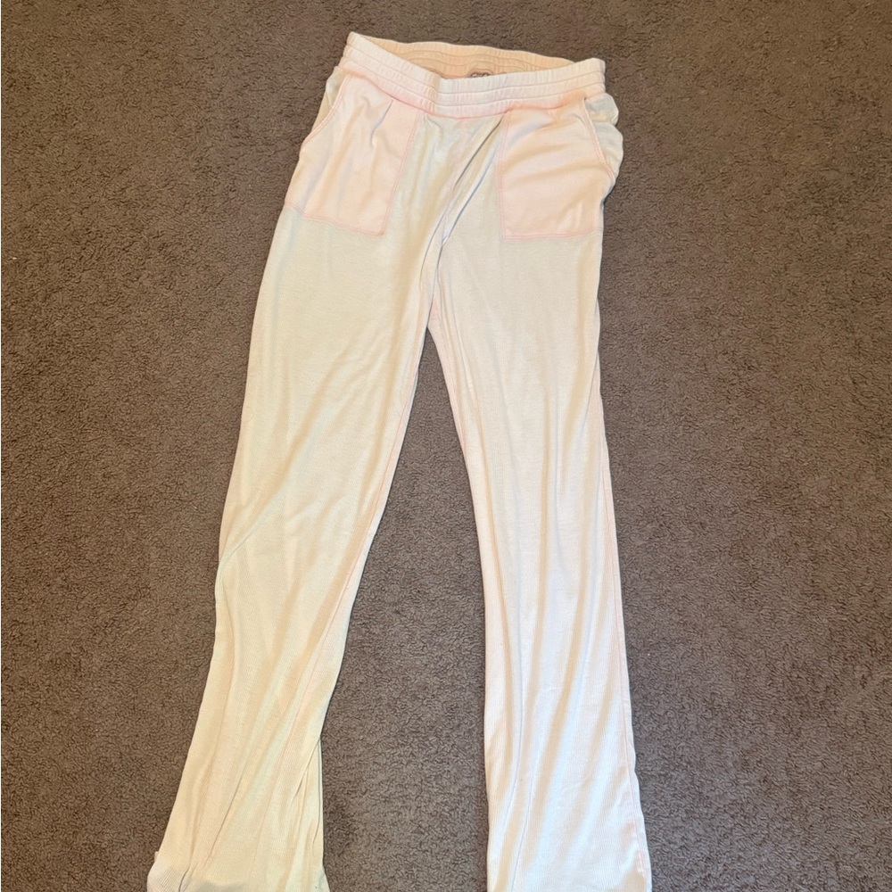 QVC AnyBody Pink Sweatpants High-Rise sweatpants